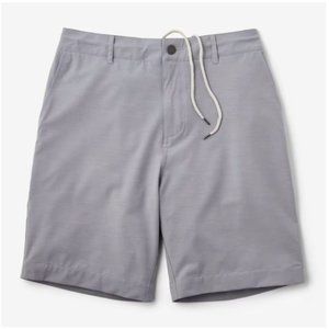 Faherty Belt Loop Grey All Day Shorts Size 40